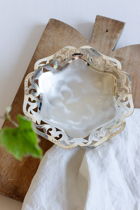 vintage german wmf-ikora silverplate bowl