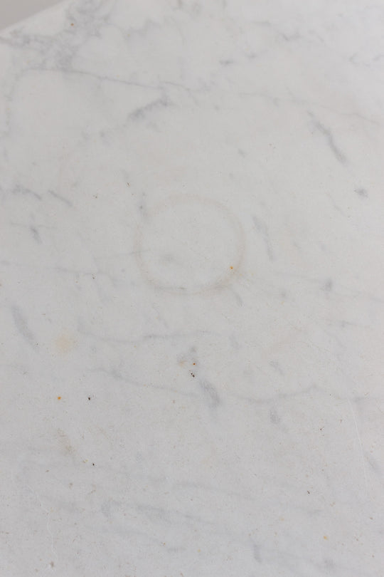 1930s french marble top bistro table