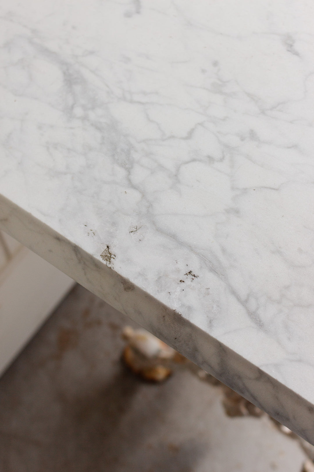 1930s french marble top bistro table