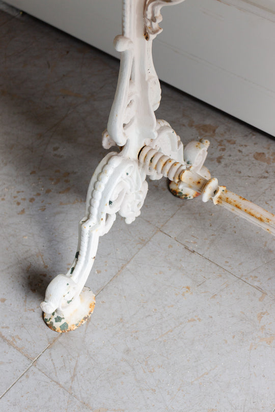 1930s french marble top bistro table