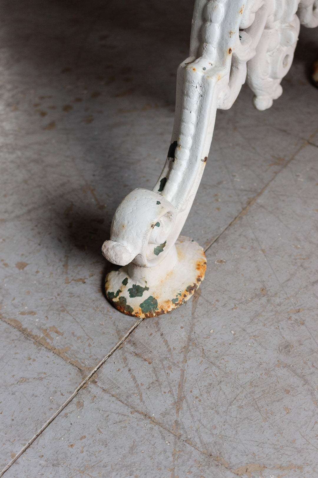 1930s french marble top bistro table