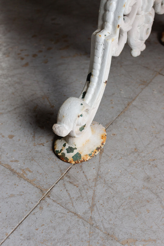 1930s french marble top bistro table