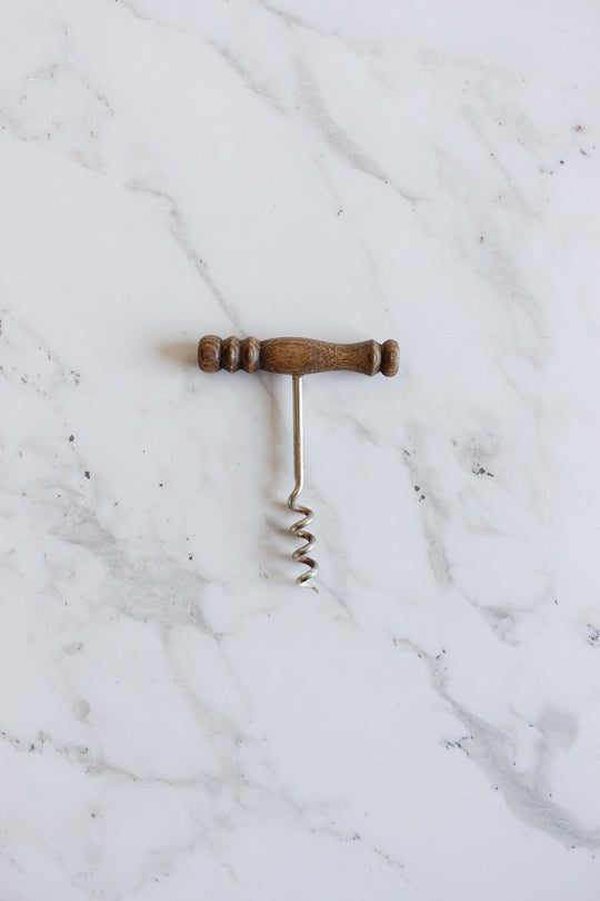 vintage french wood handled "tire bouchon"