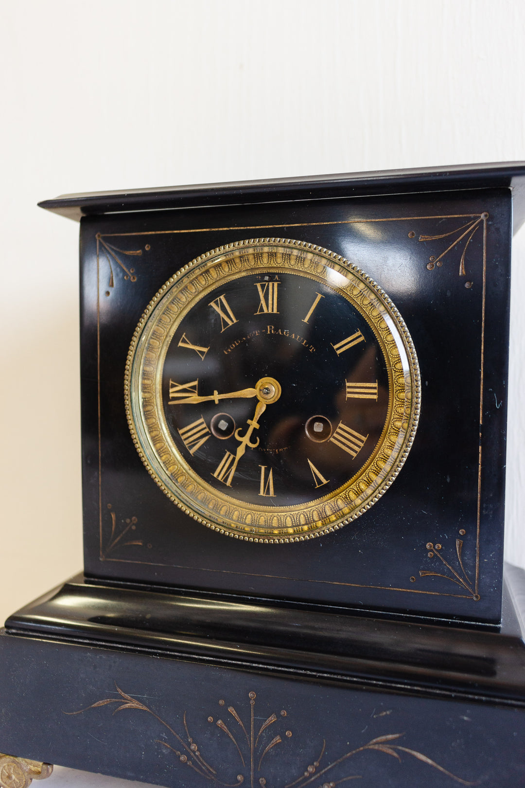 19th century French Godard-Ragault mantle clock