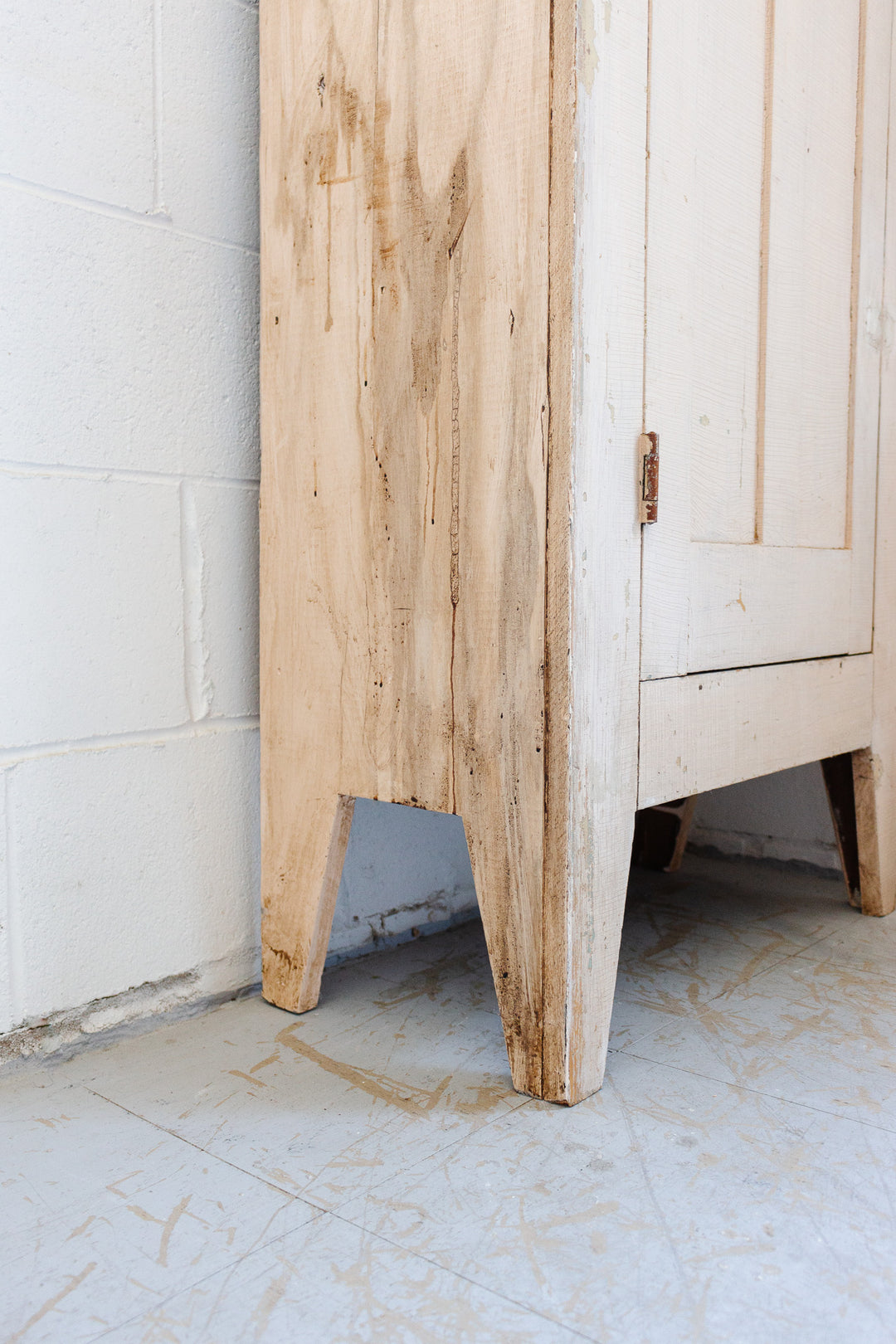 antique English chimney cabinet