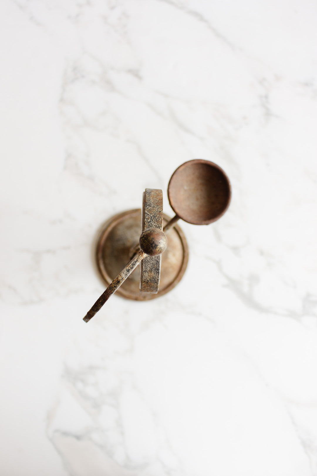 antique english shaving glass stand