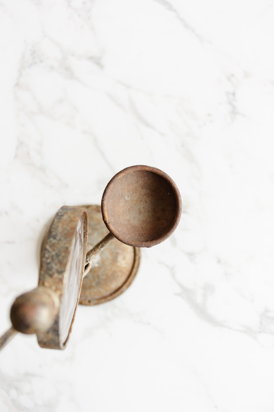 antique english shaving glass stand