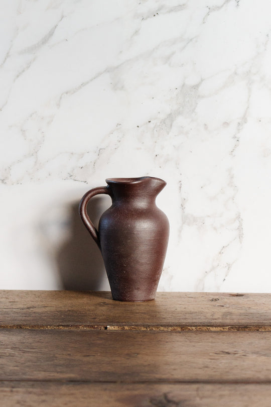 vintage quintessentially french stoneware pitcher
