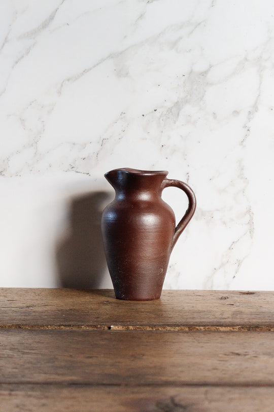 vintage quintessentially french stoneware pitcher