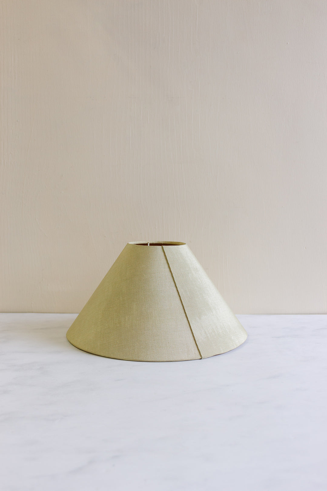 vintage Pierre Frey monogrammed "A" lampshade