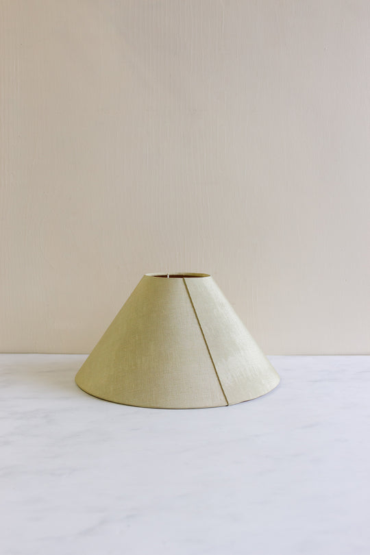 vintage Pierre Frey monogrammed "A" lampshade