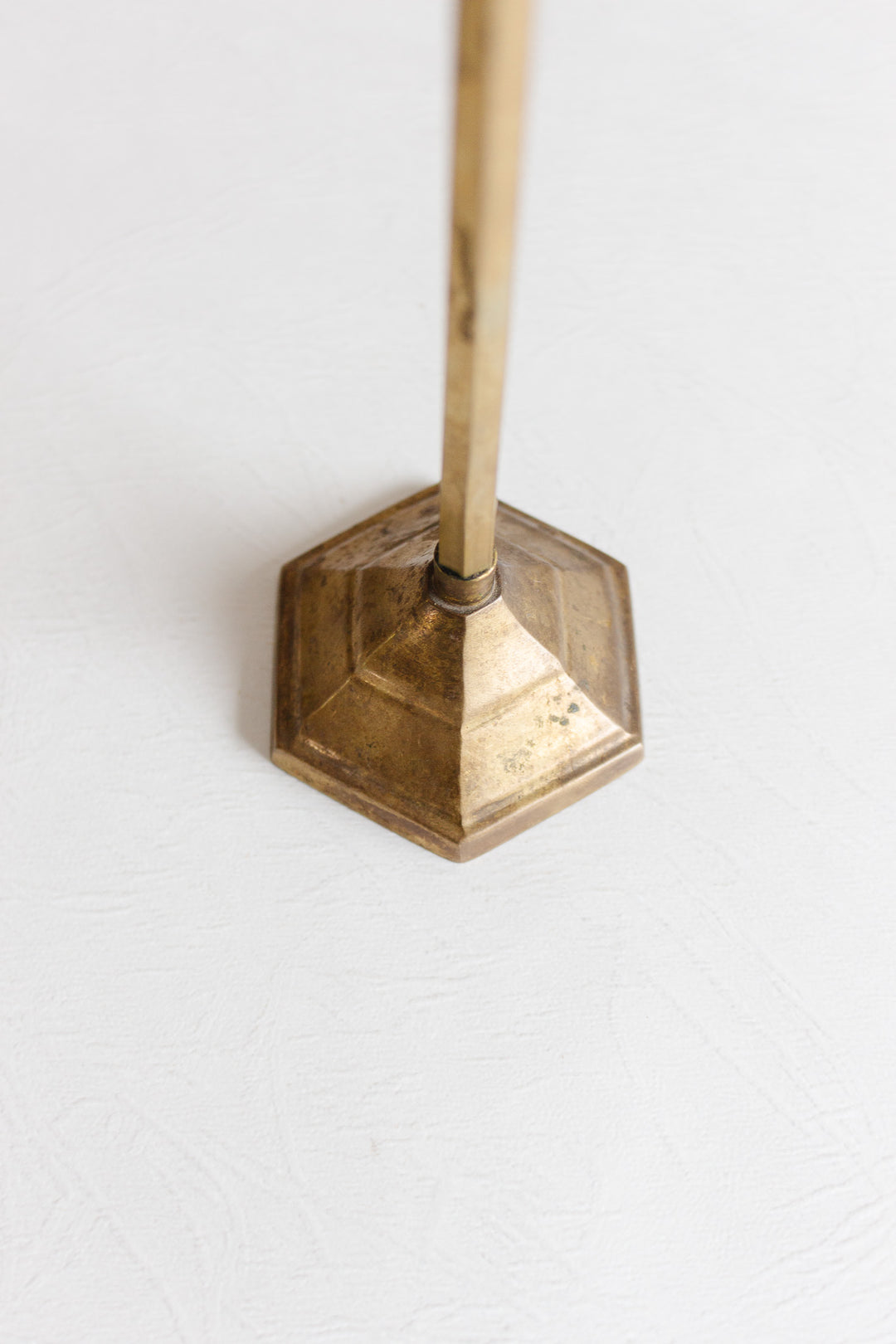 1930s slender art deco candlestick