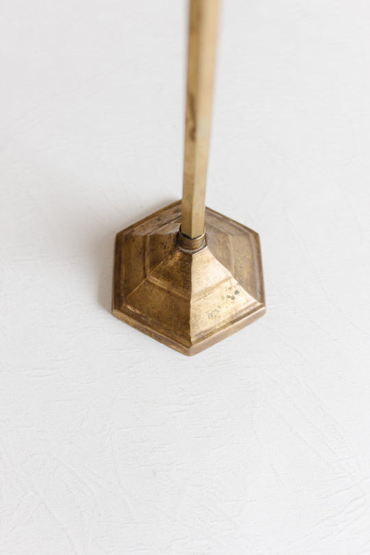 1930s slender art deco candlestick