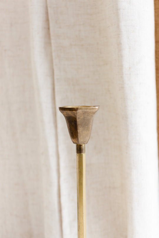 1930s slender art deco candlestick