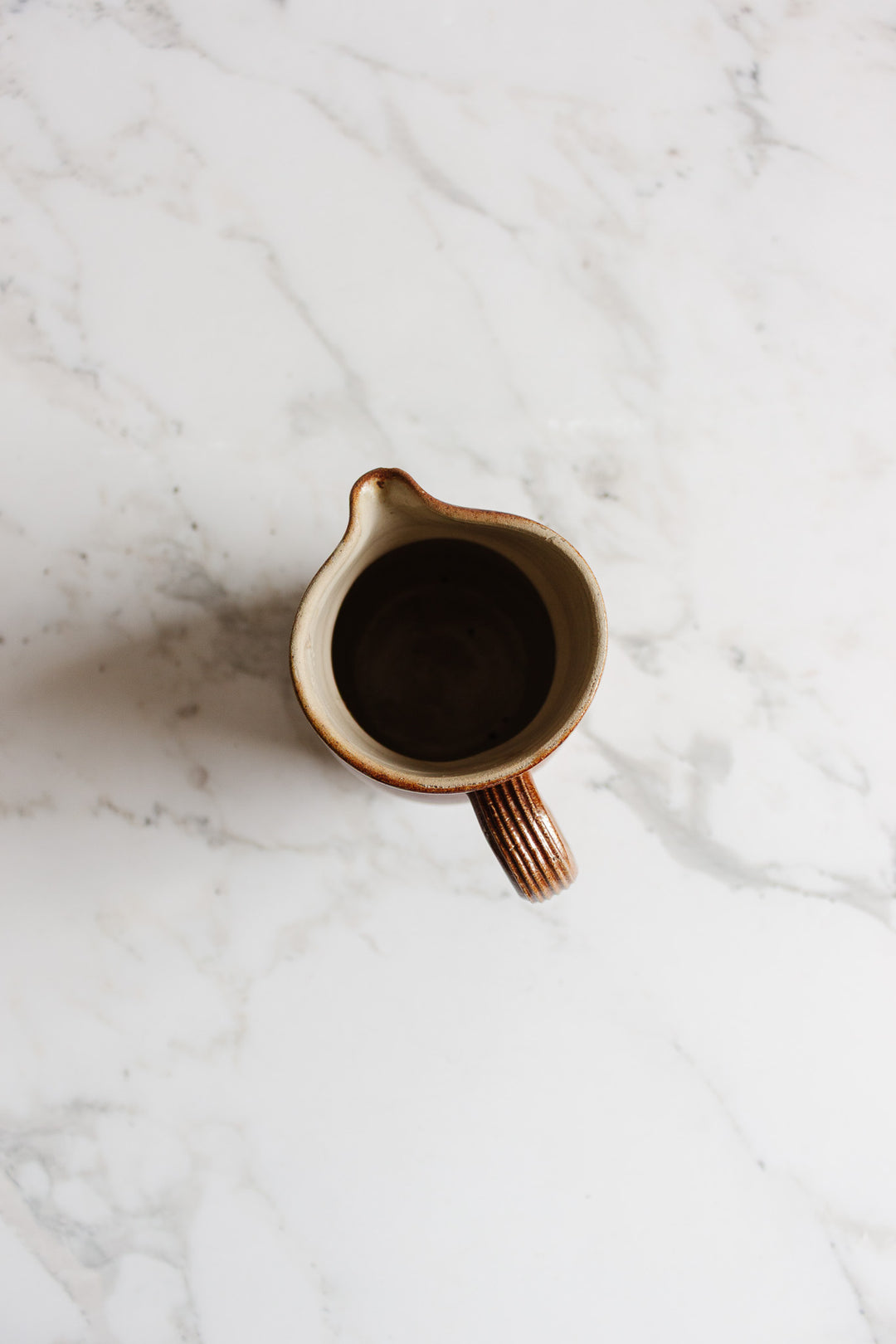 vintage french stoneware pitcher