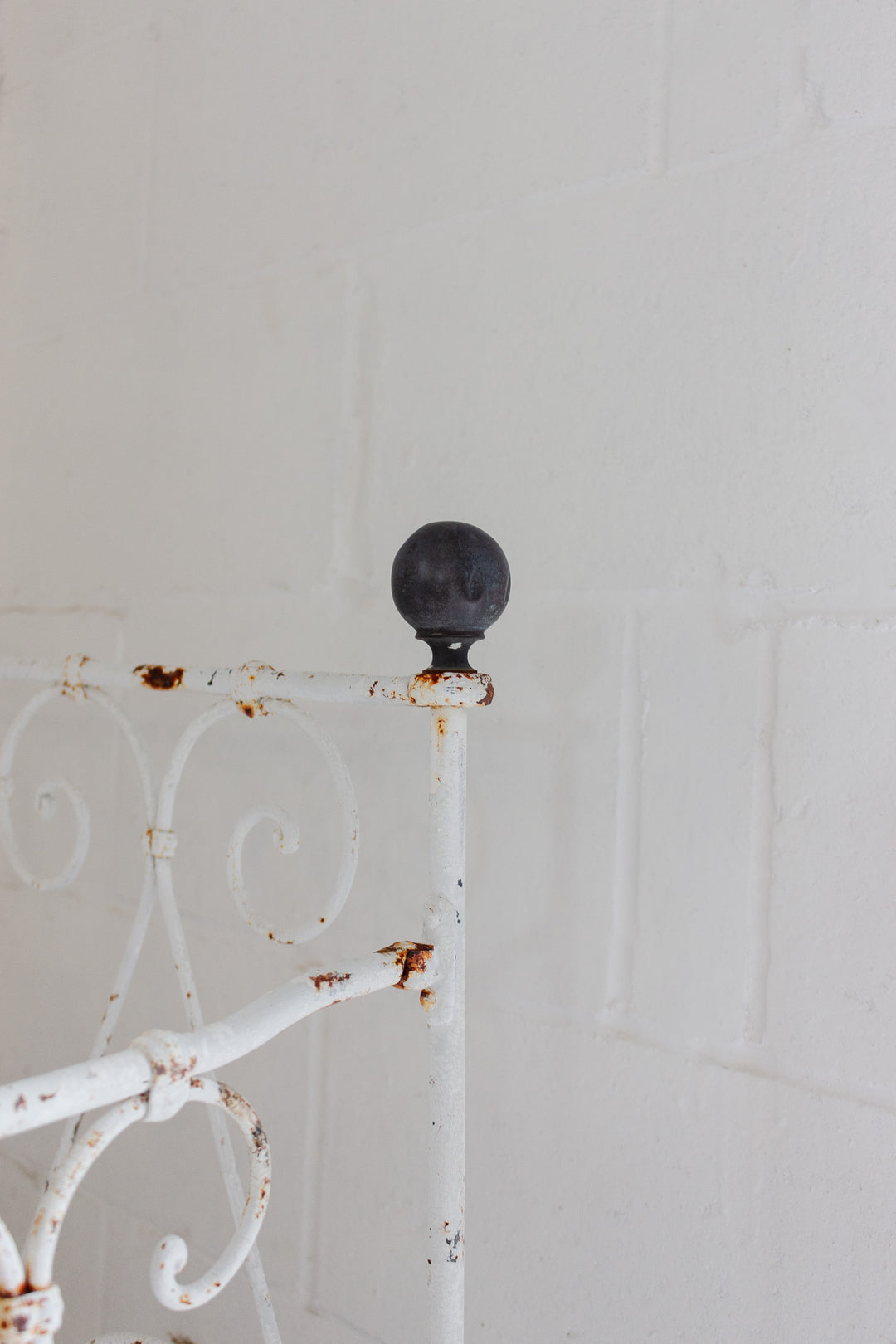 antique french iron daybed