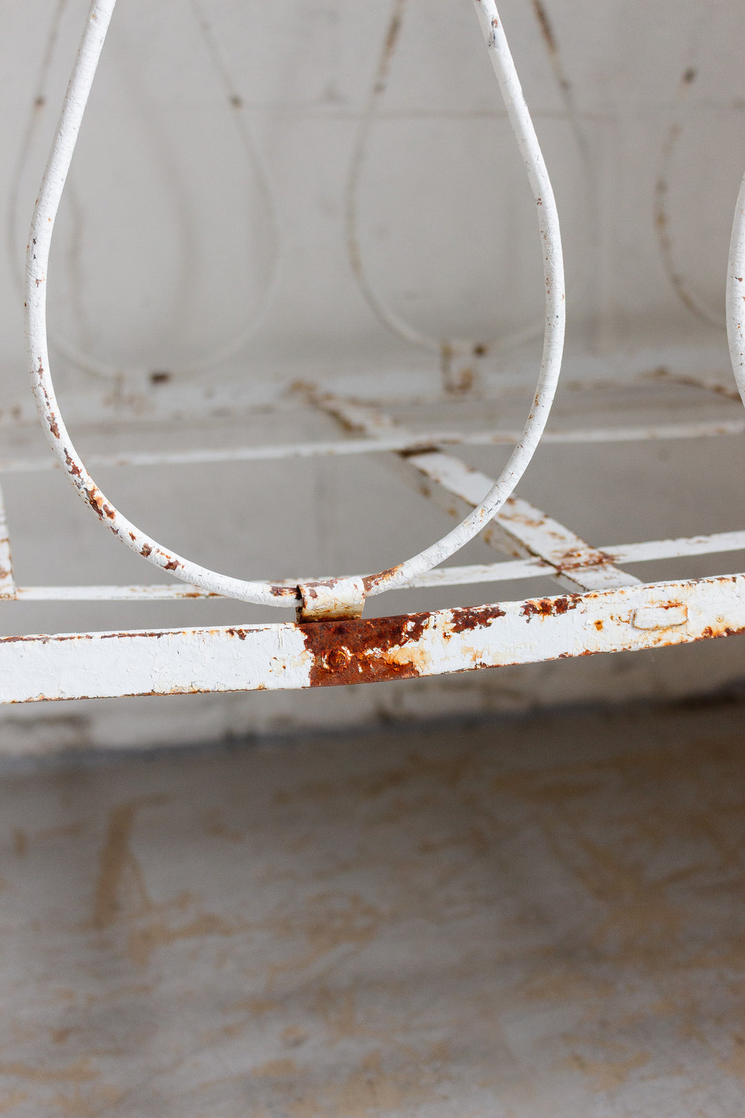 antique french iron daybed