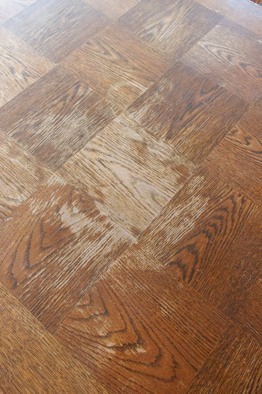 vintage french wood château dining table