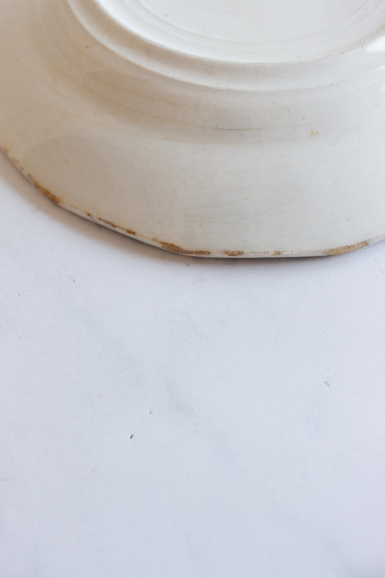 antique Cartuja of Seville transferware plate