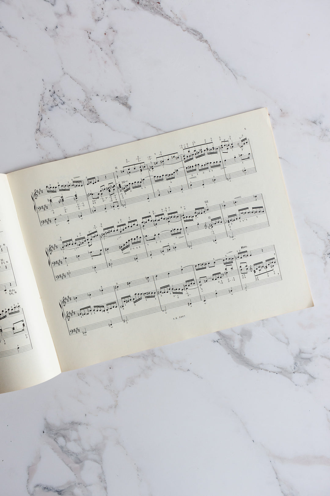 1930s french "oeuvres pour orgue" with red typography