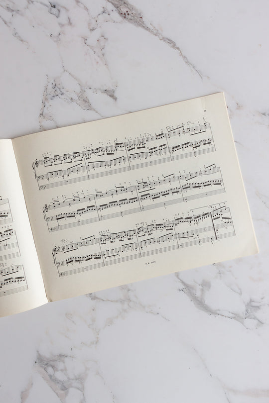 1930s french "oeuvres pour orgue" with red typography