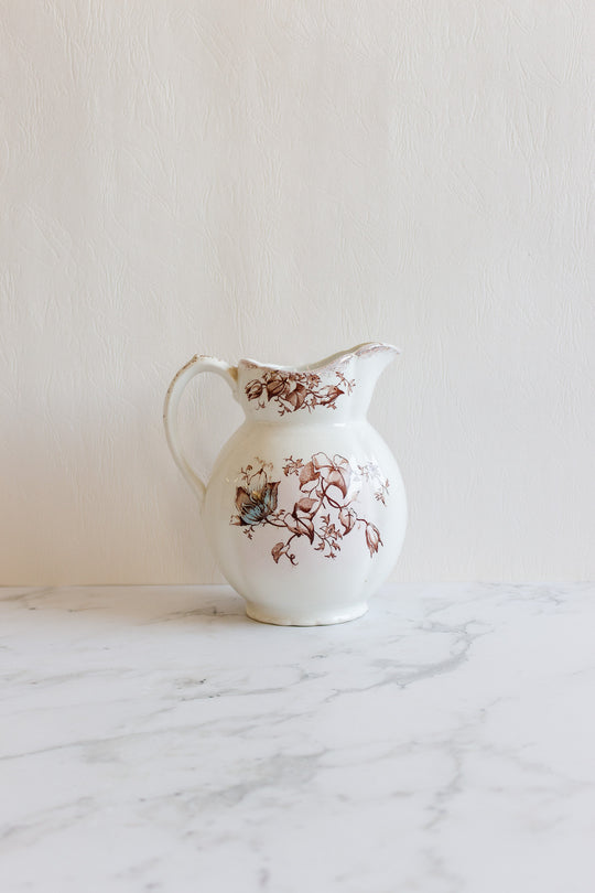 antique clementson bros pitcher