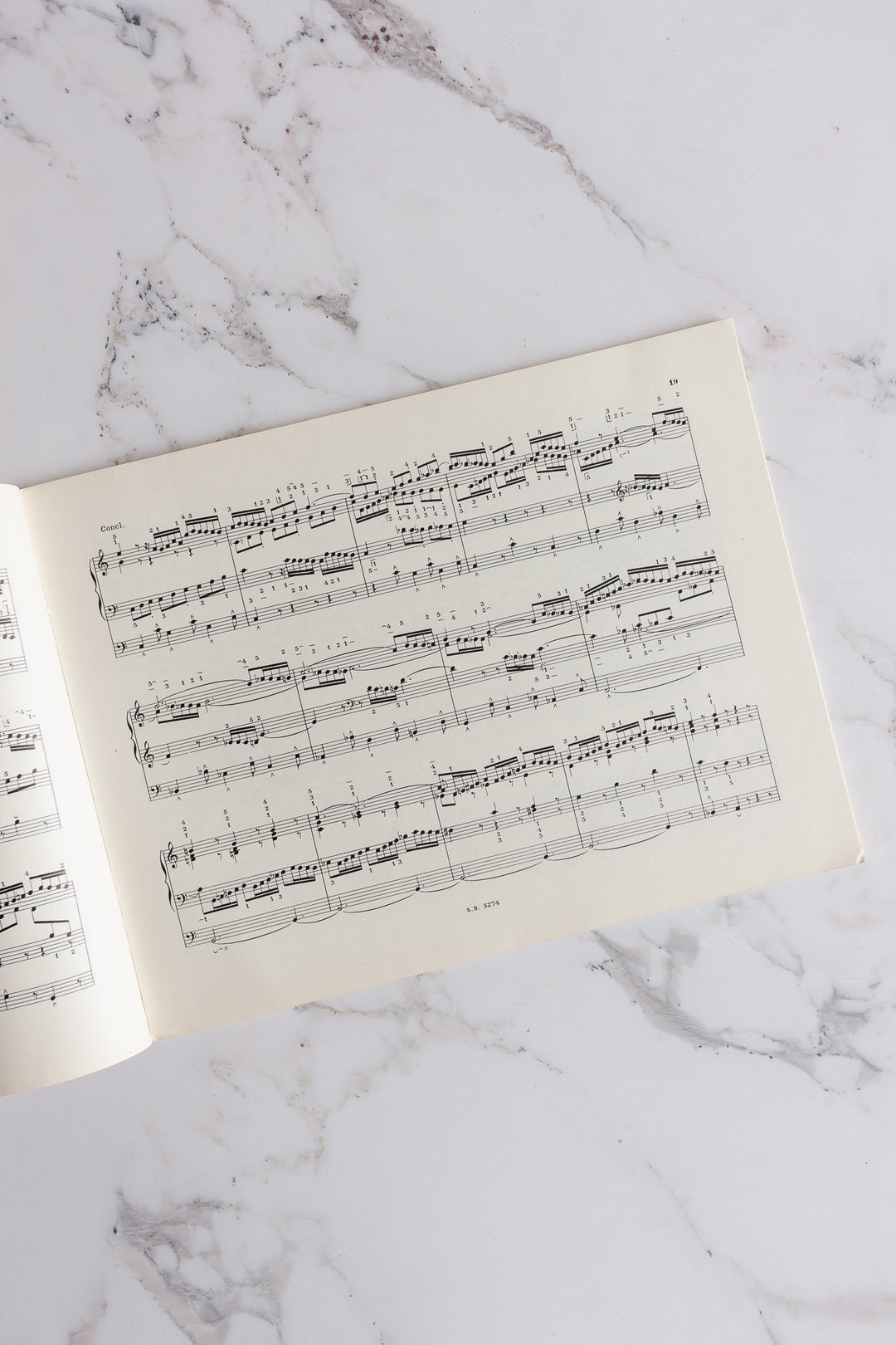 1930s french "oeuvres pour orgue" with red typography