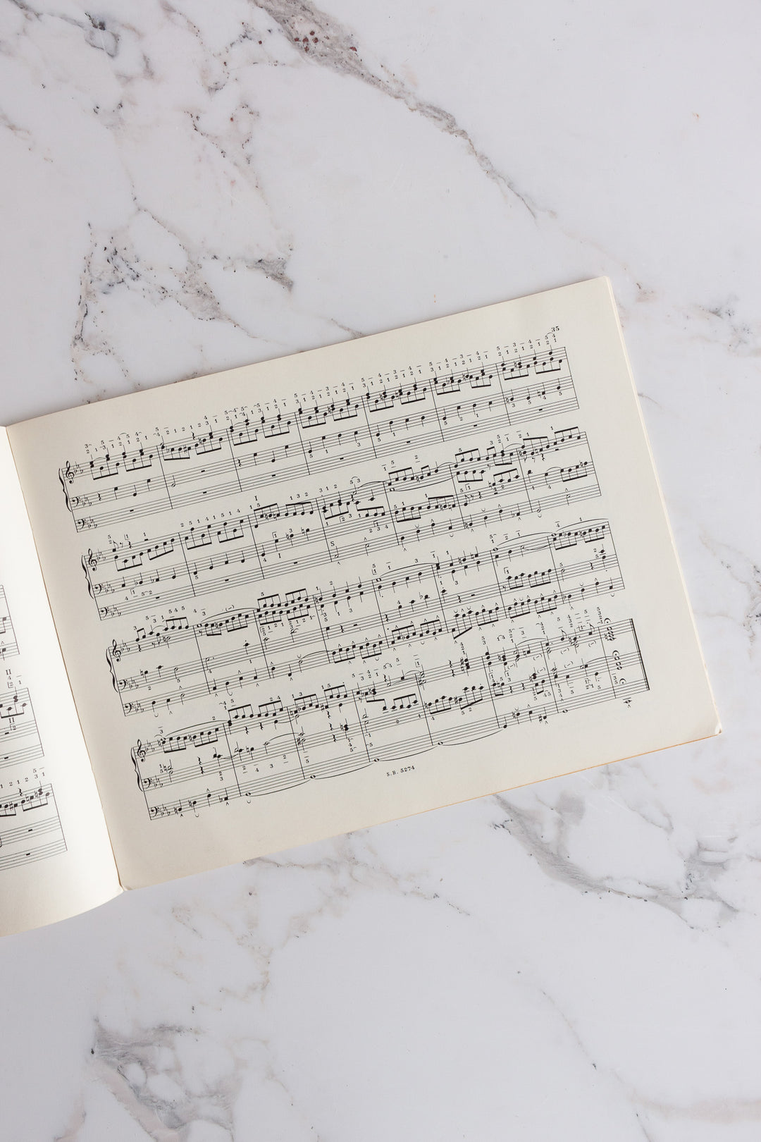 1930s french "oeuvres pour orgue" with red typography