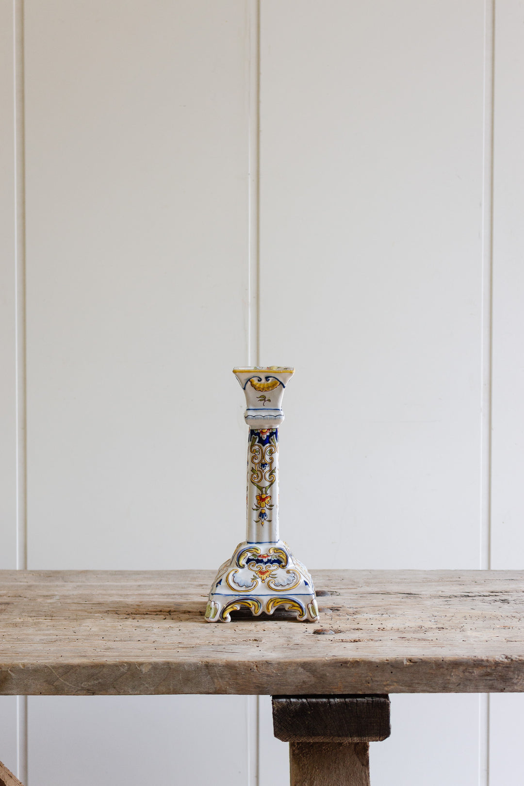 19th century french rouen candlesticks