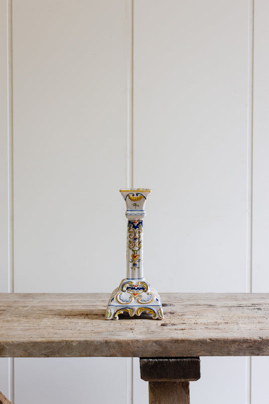 19th century french rouen candlesticks