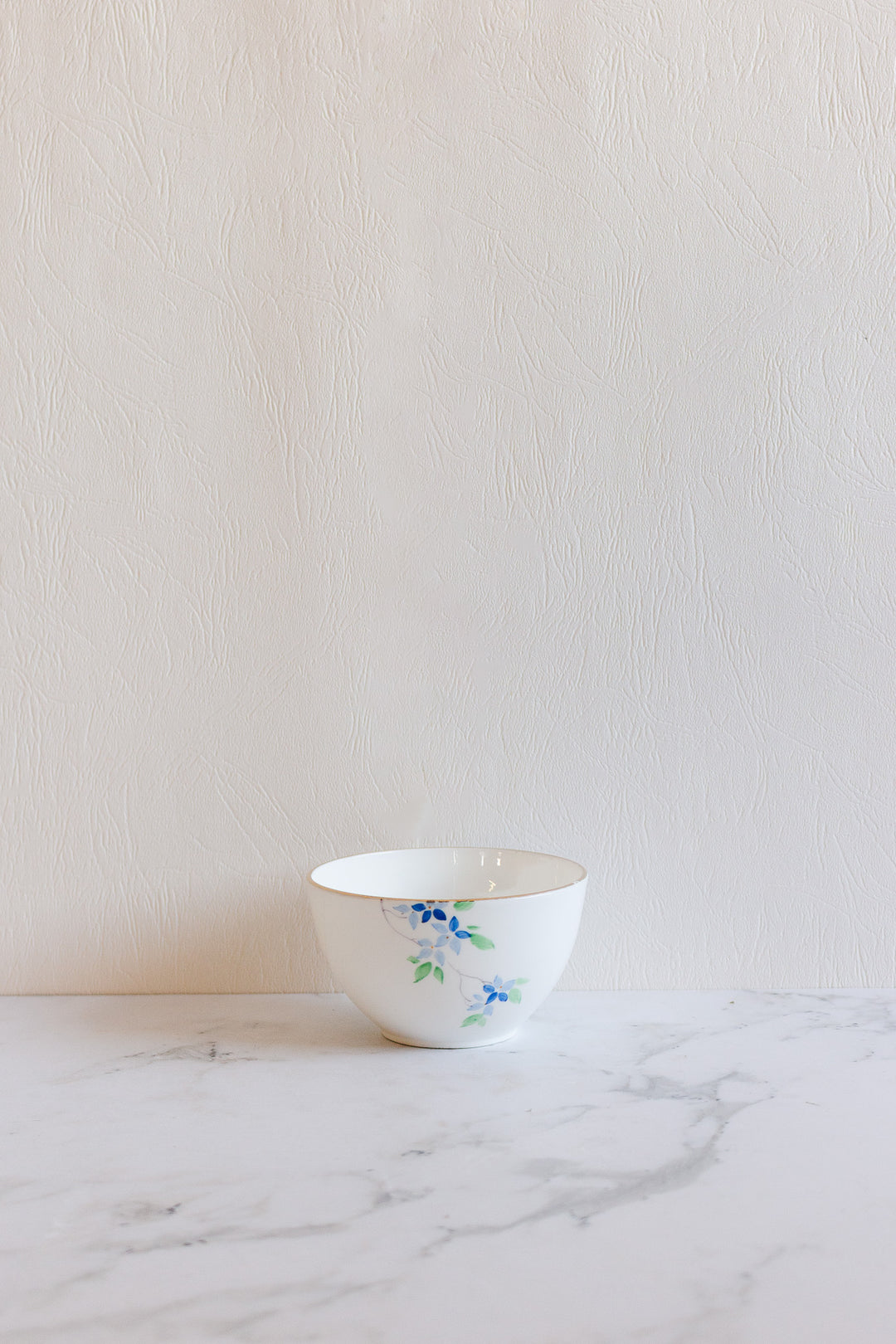 antique english bone china hand painted bowl