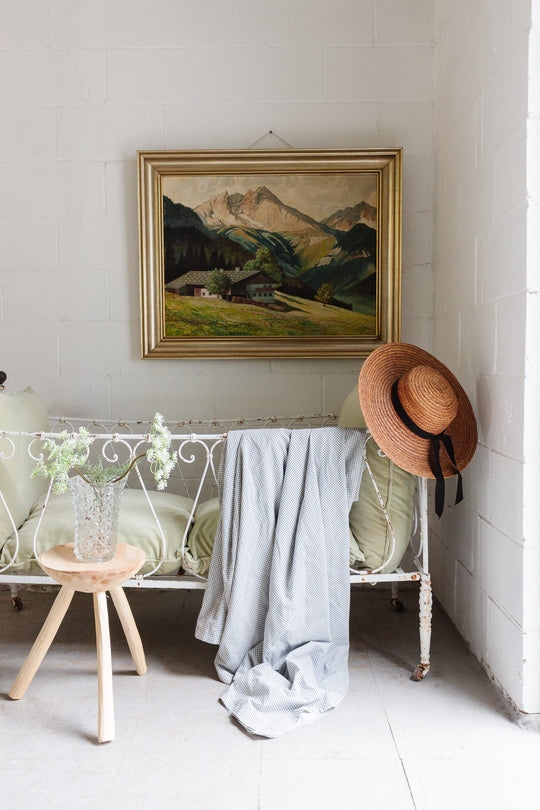 antique french iron daybed