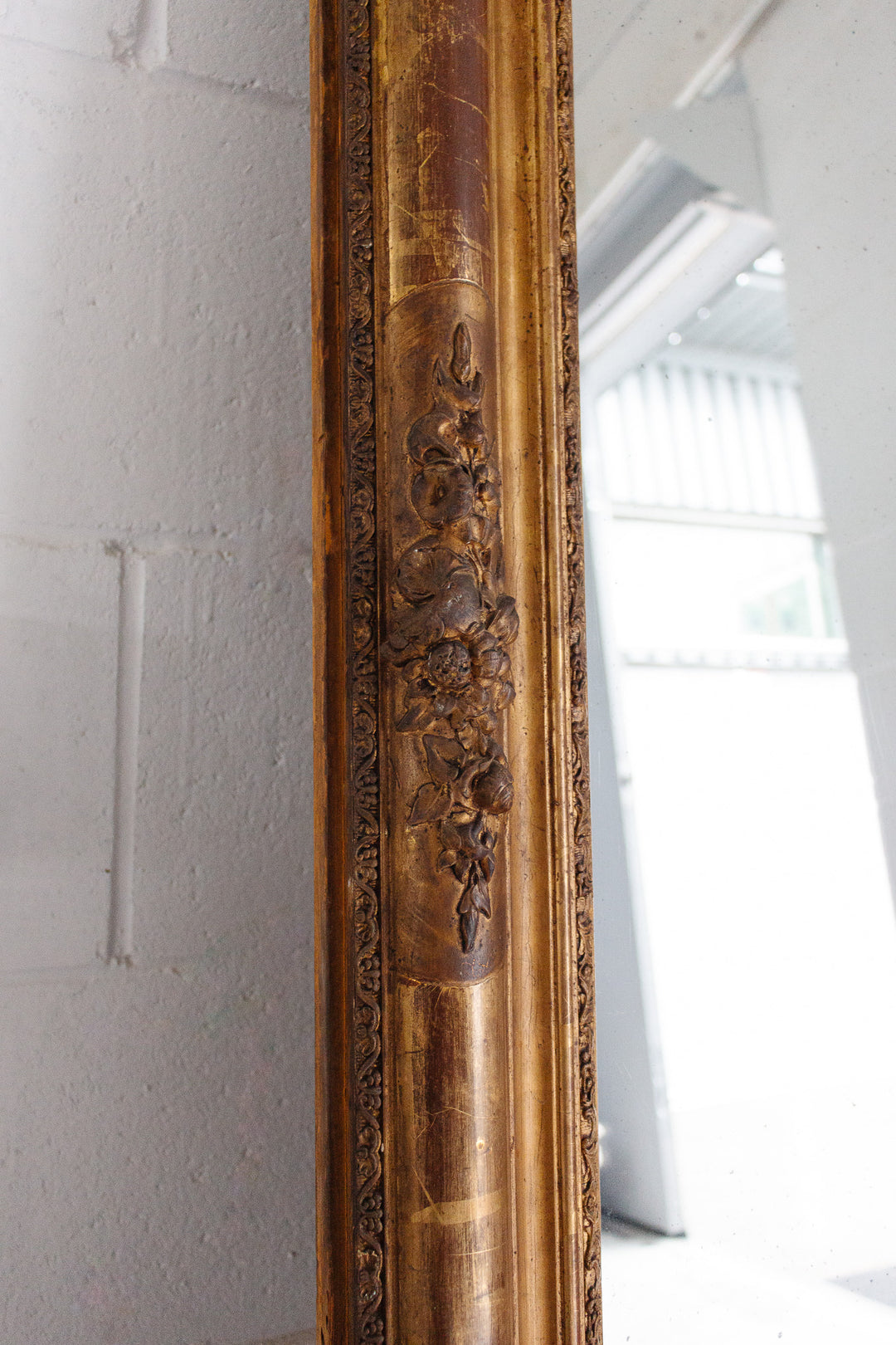 19th century French Louis Philippe overmantel mirror