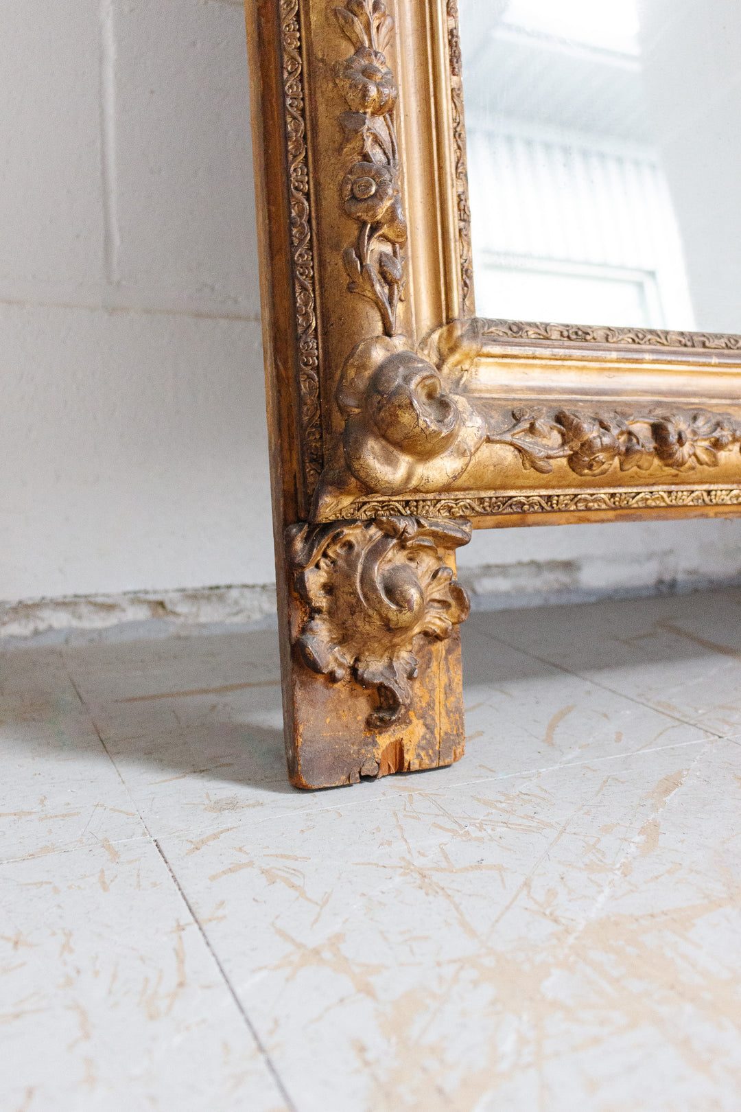 19th century French Louis Philippe overmantel mirror