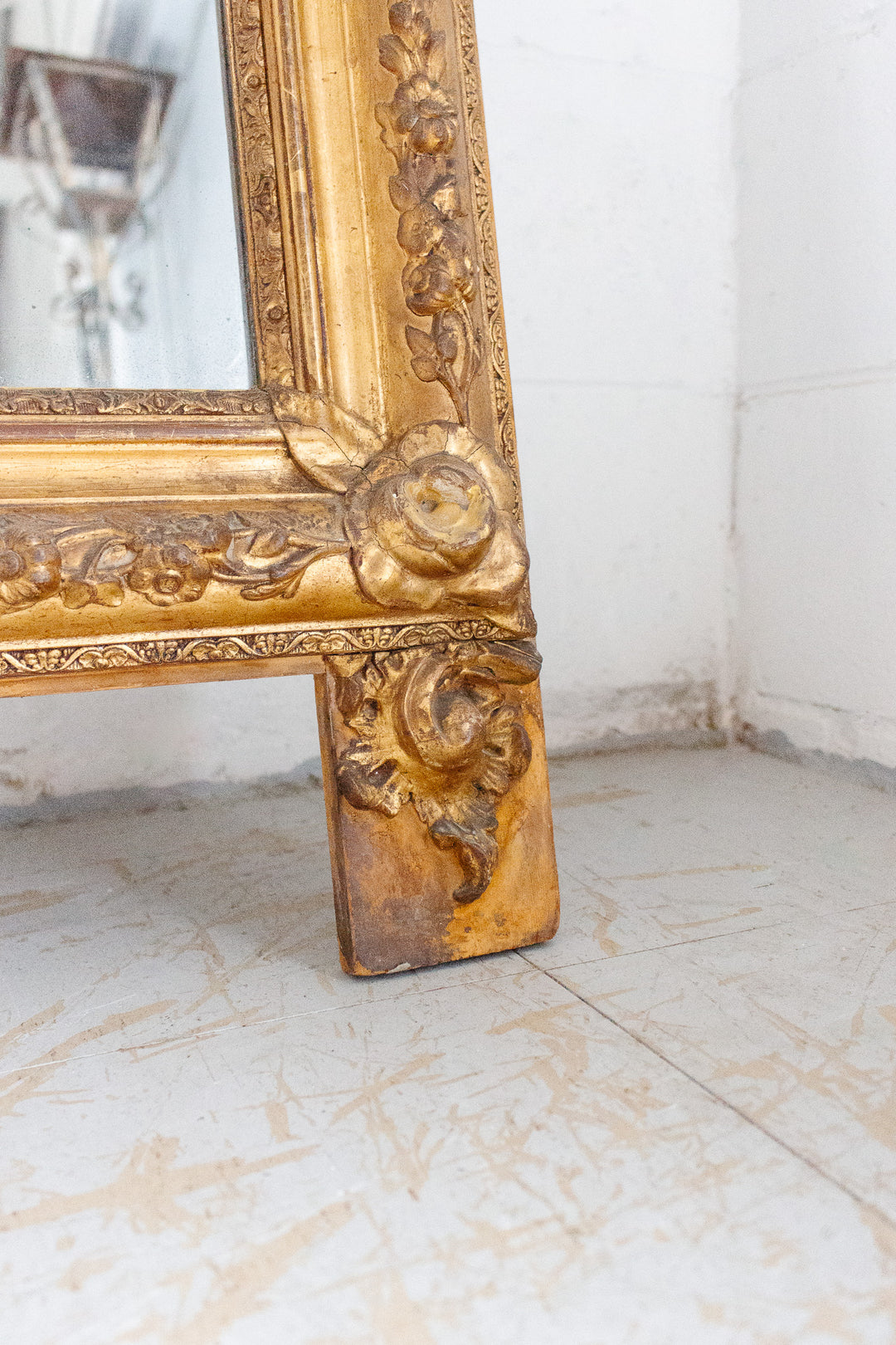 19th century French Louis Philippe overmantel mirror