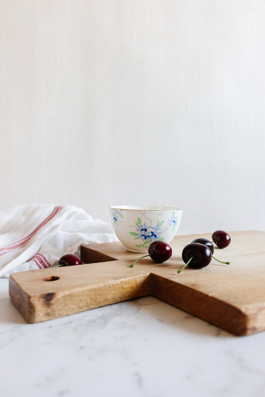 antique english bone china hand painted bowl