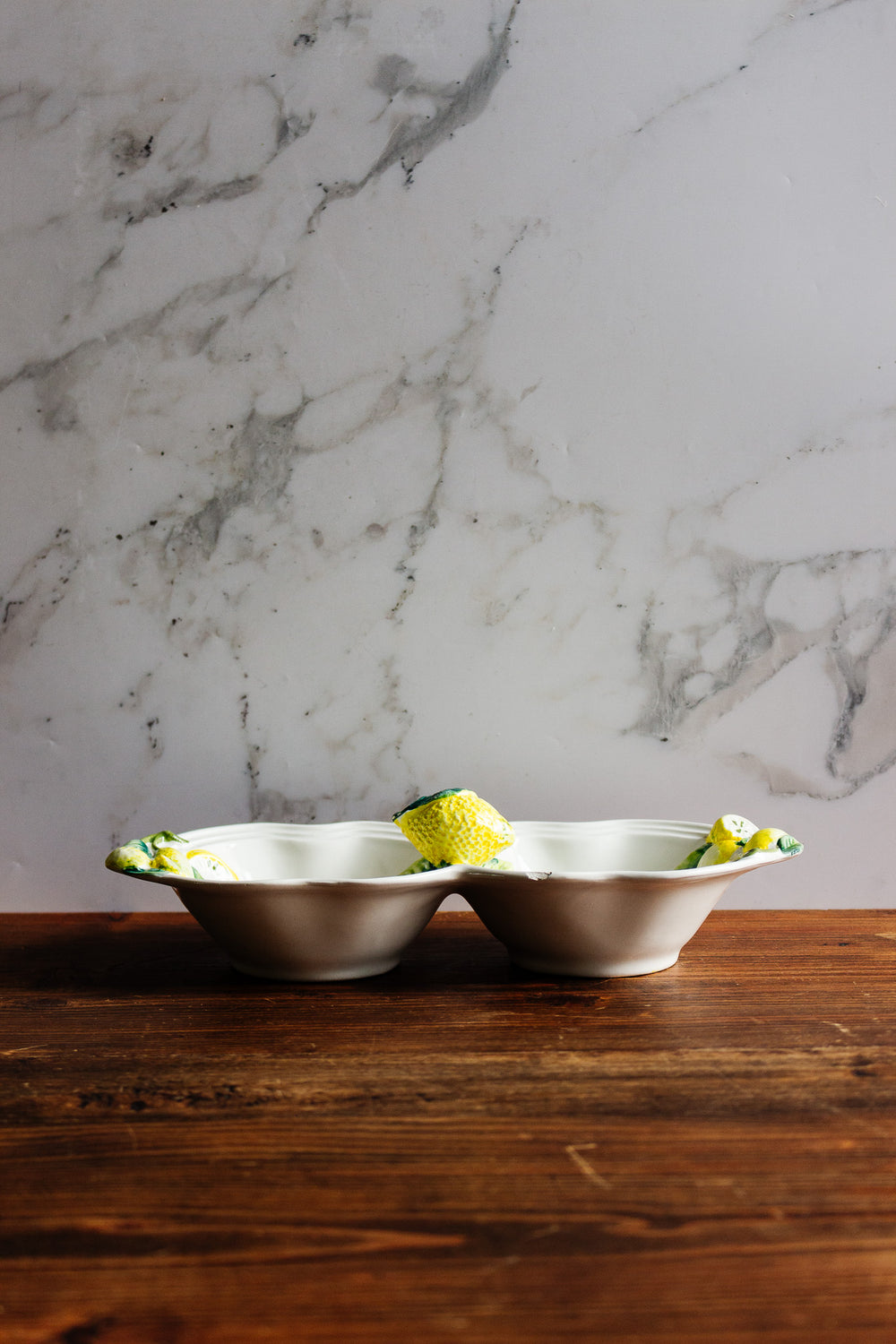 vintage italian lemon serving dish