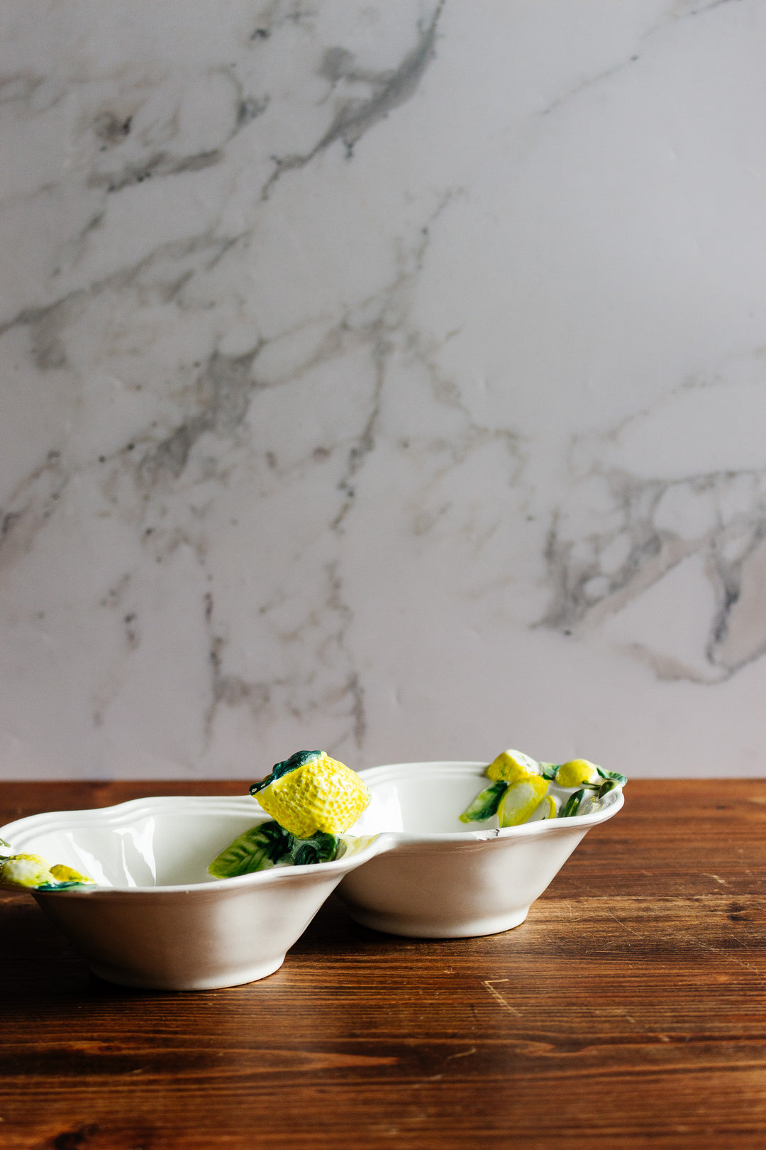 vintage italian lemon serving dish