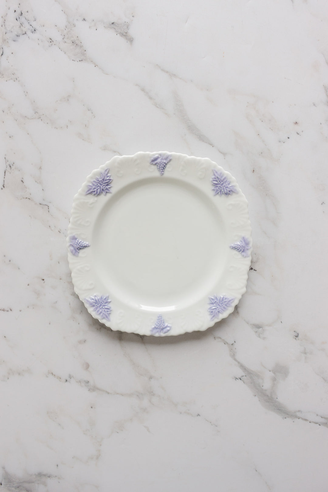 vintage royal staffordshire salad plates with raised design