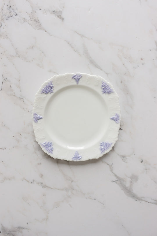 vintage royal staffordshire salad plates with raised design