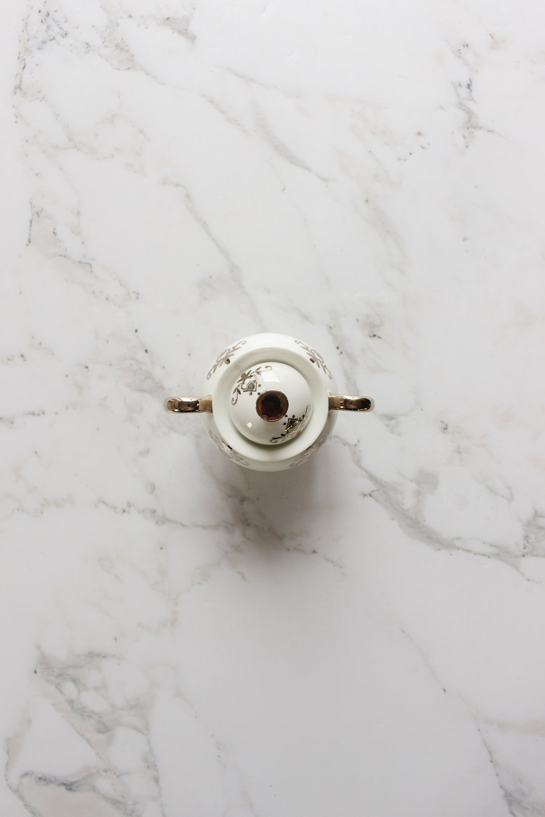 vintage italian richard ginori teapot and sugar bowl