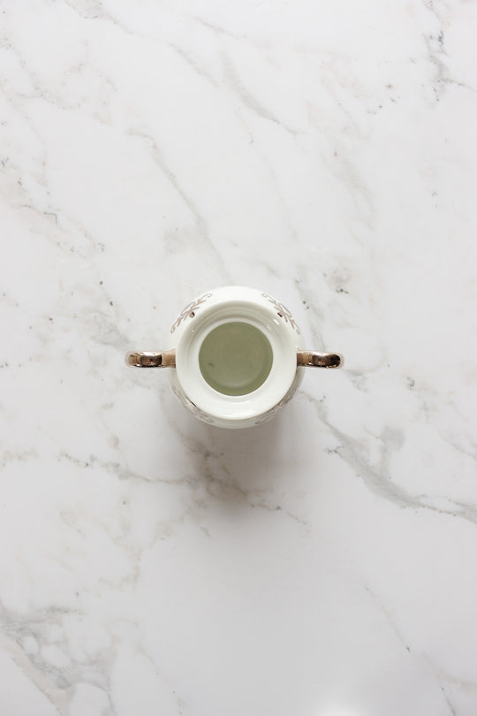 vintage italian richard ginori teapot and sugar bowl