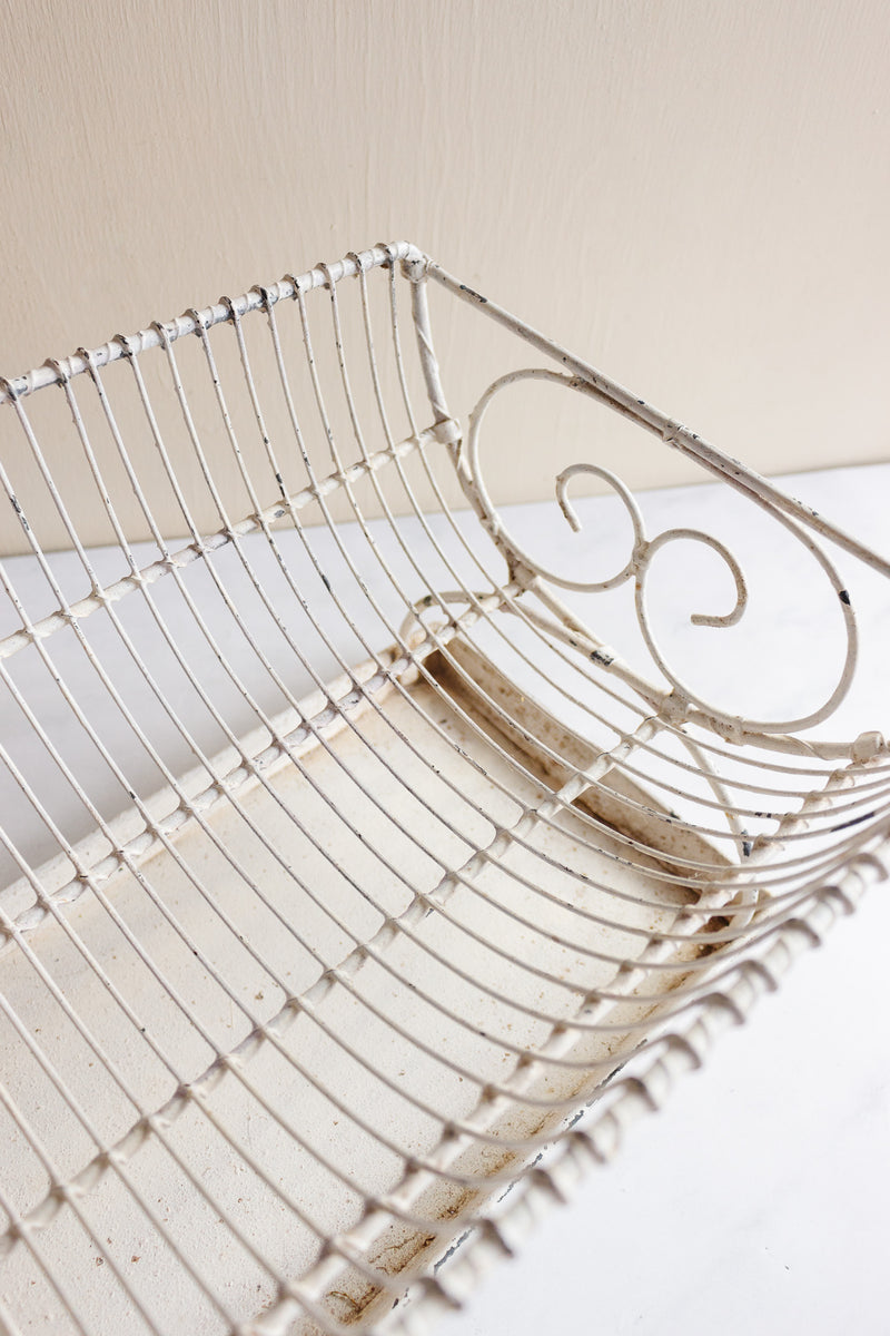 rare turn of the century French wire dish drying rack Joliette
