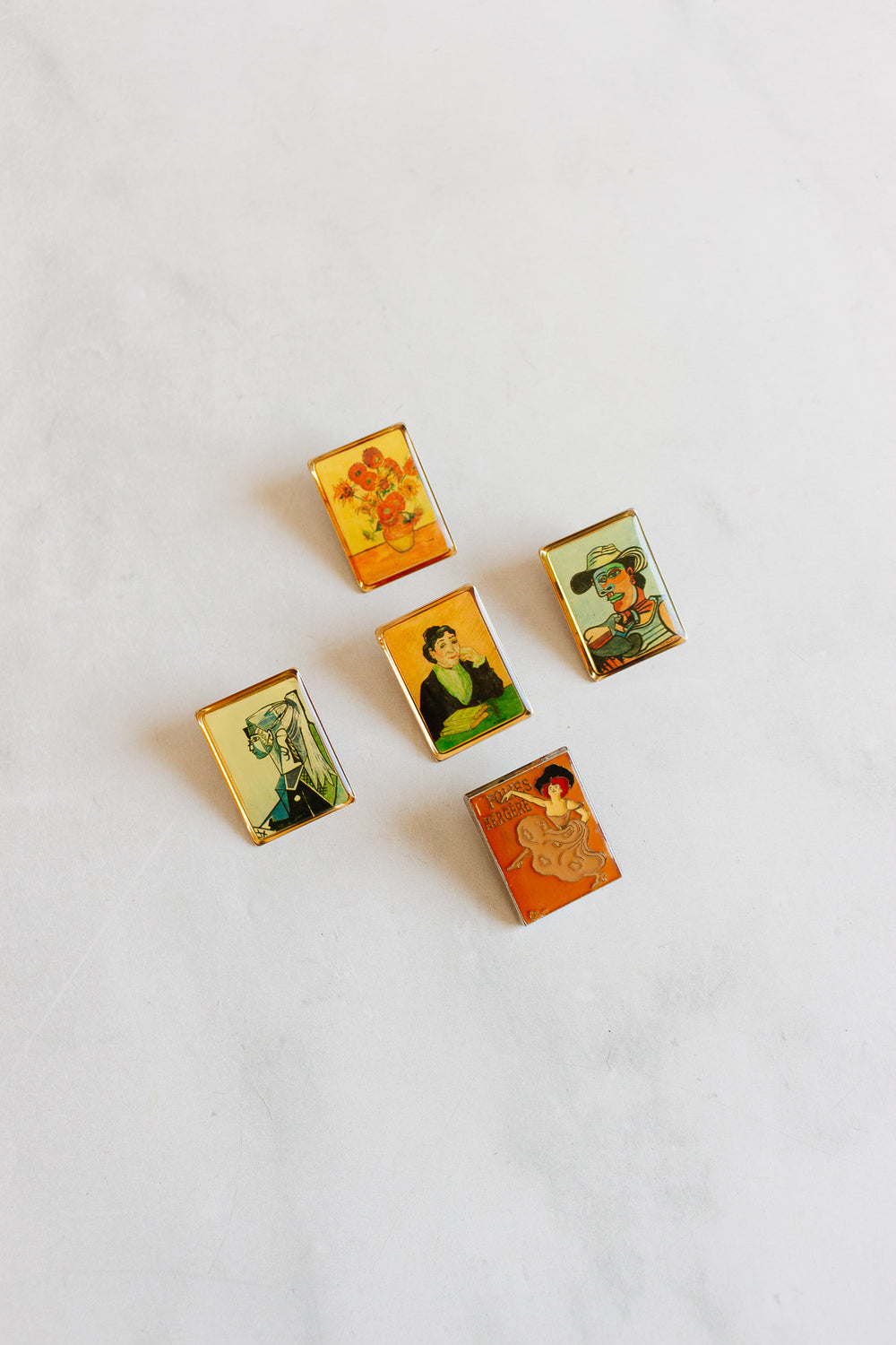 rare vintage french art pins