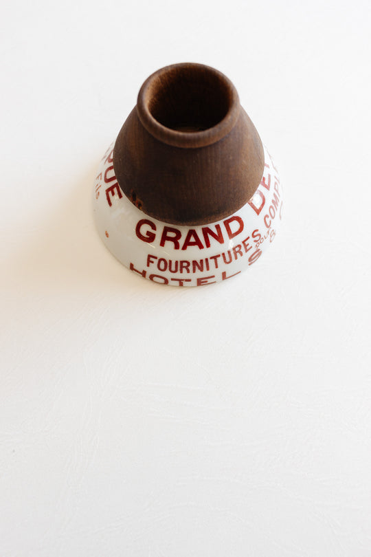 antique french "grand depot céramique" advertising match striker