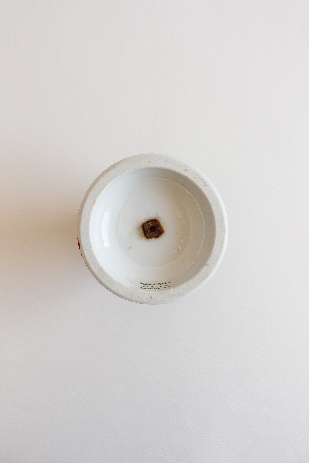 antique french "grand depot céramique" advertising match striker