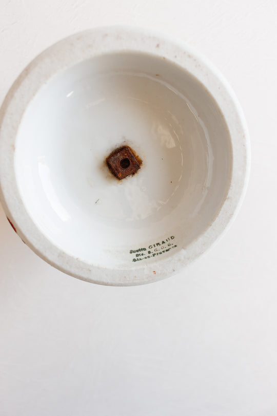 antique french "grand depot céramique" advertising match striker