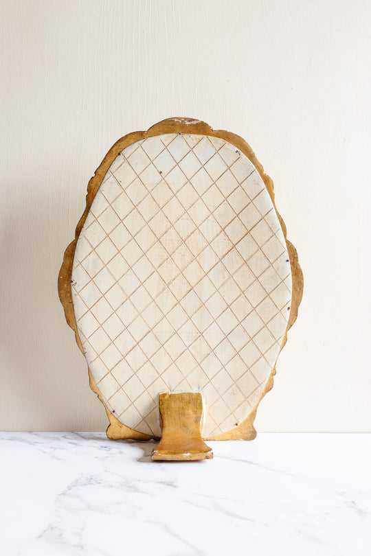 rare midcentury italian florentine vanity mirror