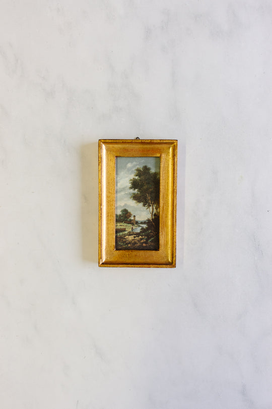 vintage Italian Florentine art, set of three