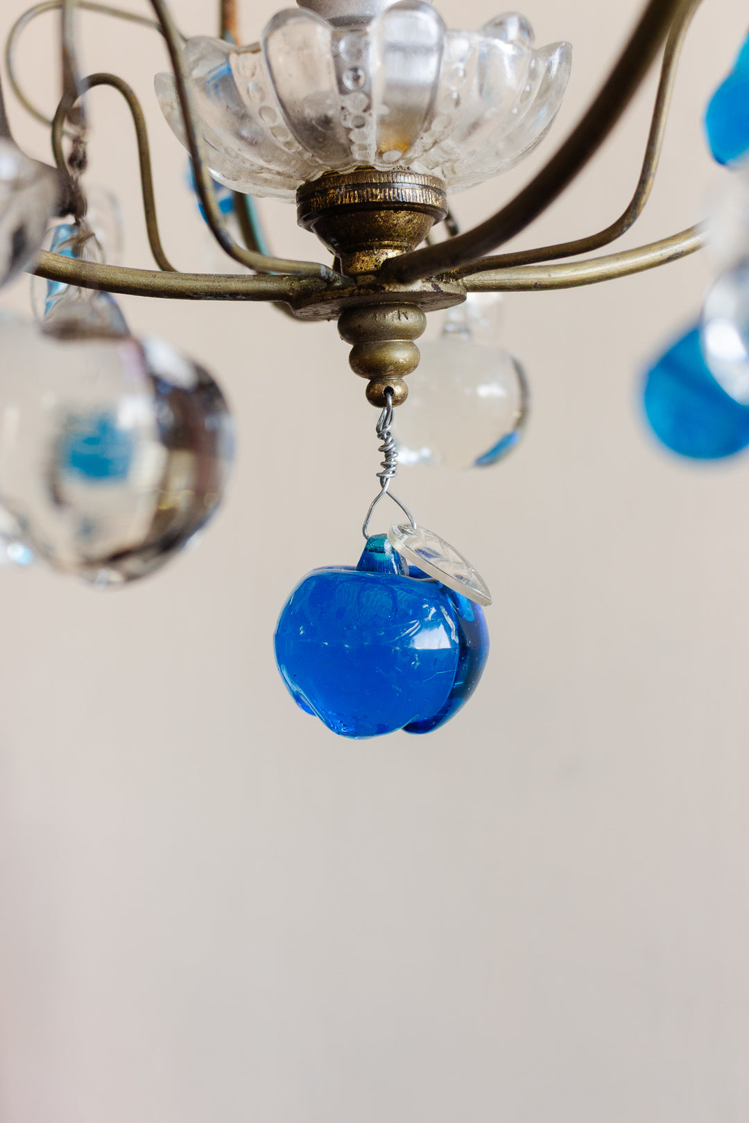 midcentury murano venetian glass fruit chandelier